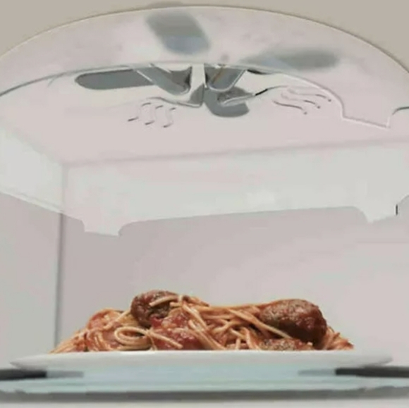 Set of 2 Hover Cover Microwave Splatter Guards - Picture 2 of 2